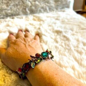 Elegant Multicolor Gemstone Bracelet